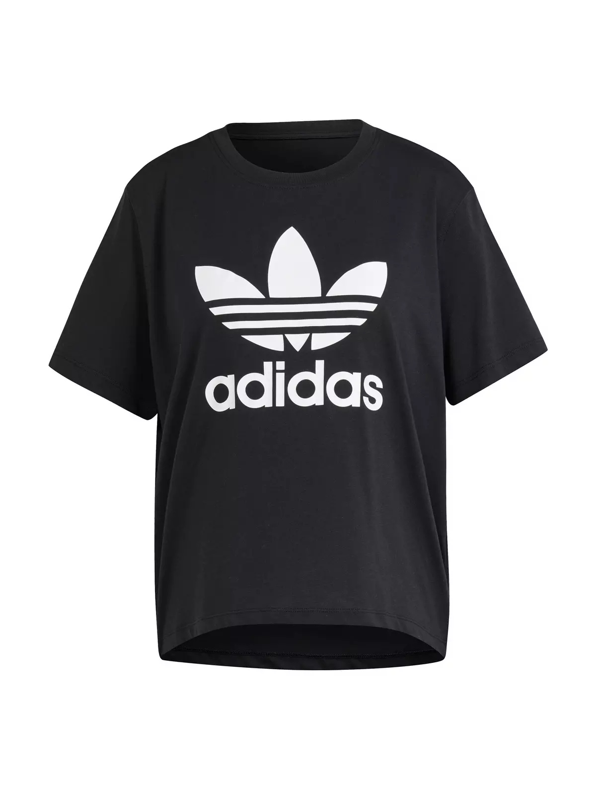 Originals Women's Adicolor Trefoil 3-Stripes T-Shirt -Black - 6