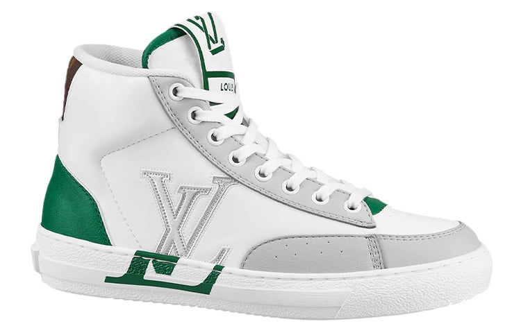 (WMNS) LOUIS VUITTON Charlie Ankle Sneakers 'Grey Green' 1A9S50 - 2