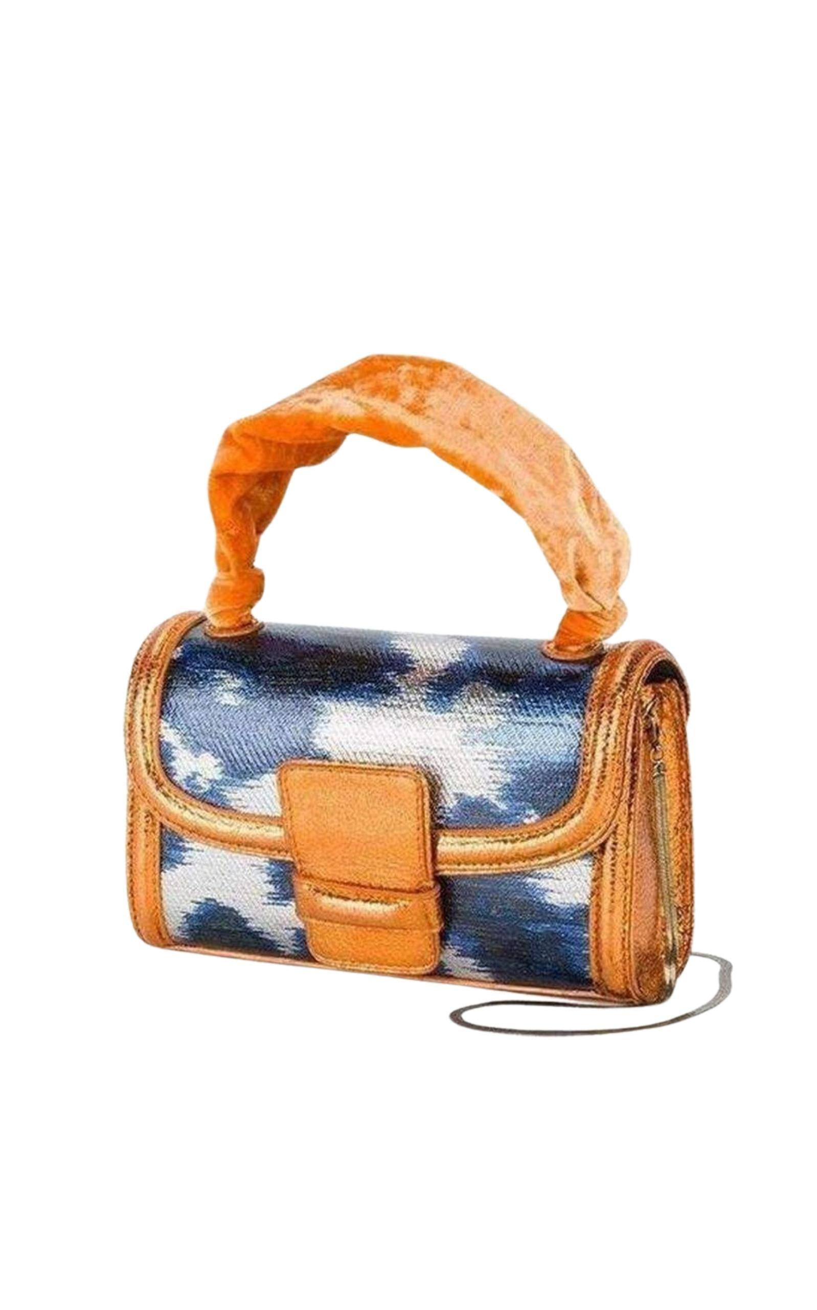 Ikat Print Mini Cross Body Bag - 3