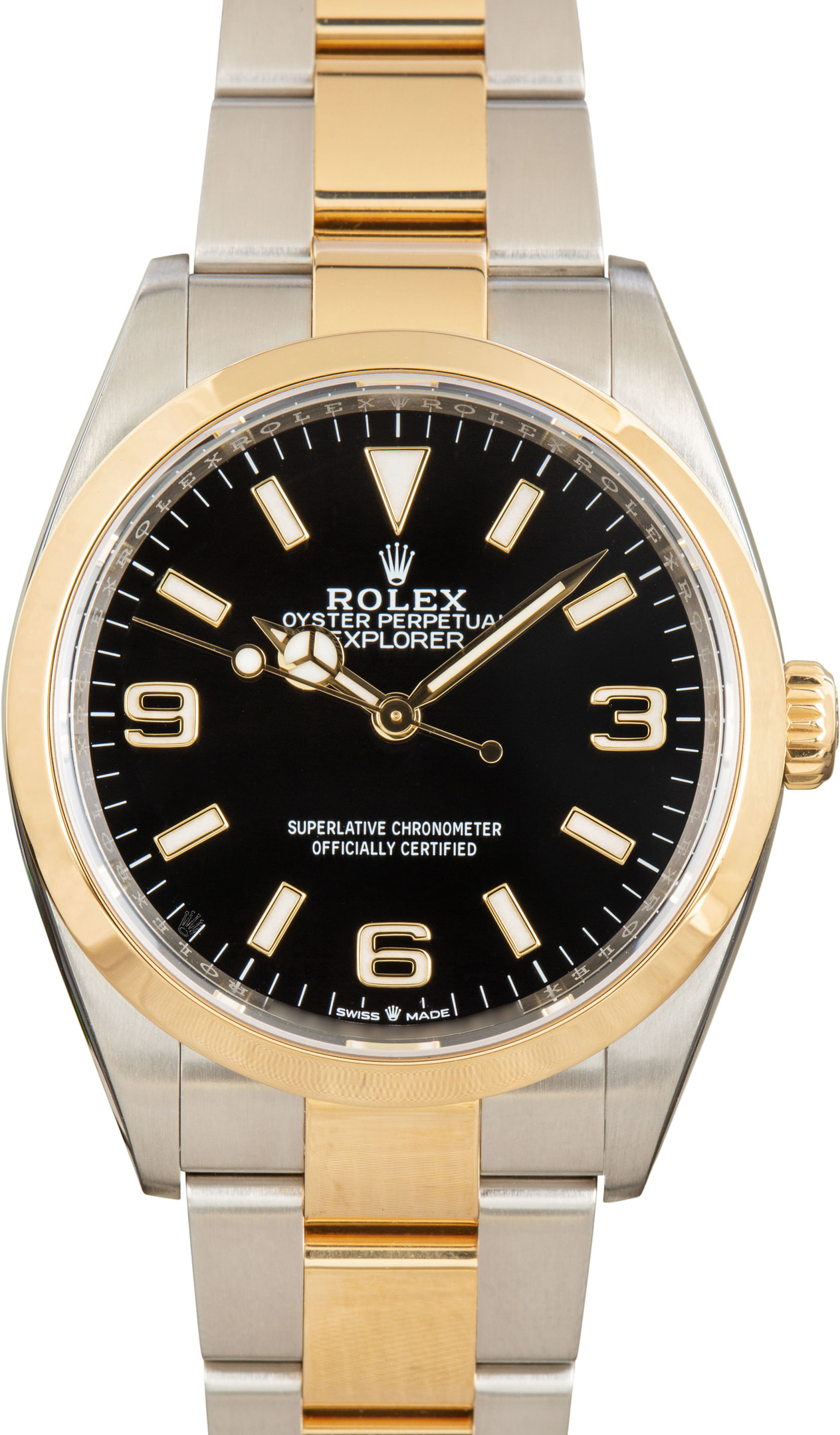 Pre-owned Rolex Explorer Black 124273 - 1