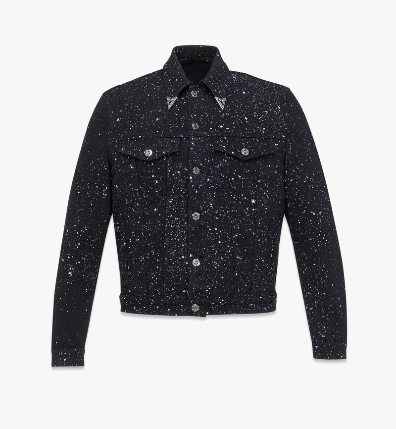 Galaxy Print Denim Jacket 1