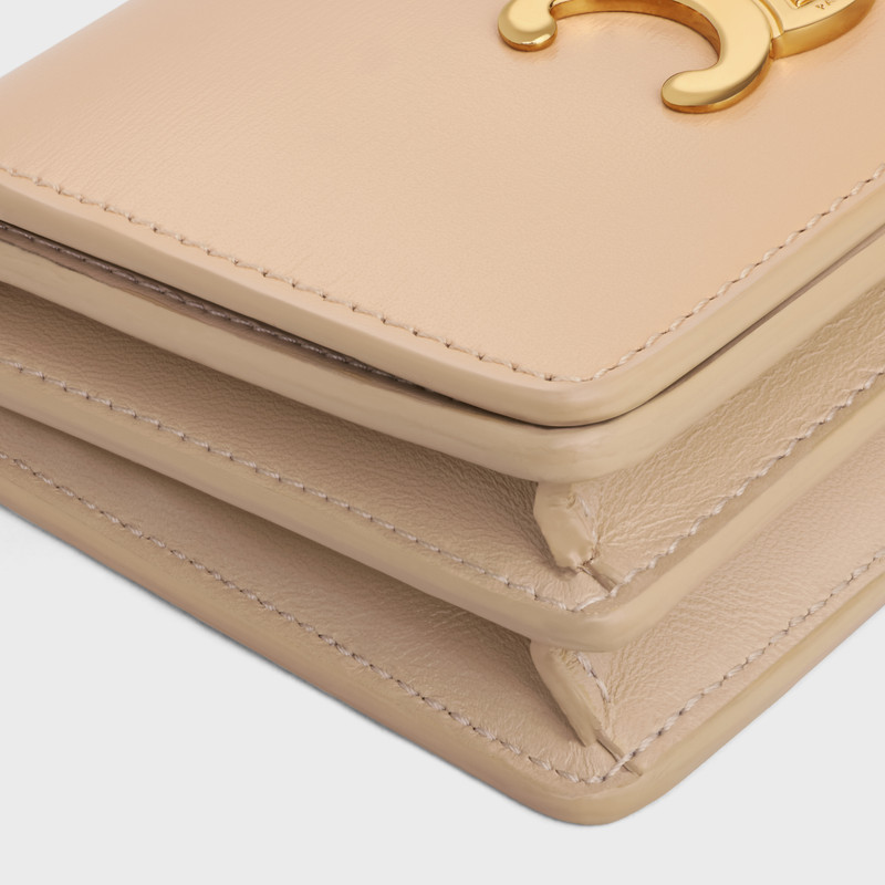 TRIOMPHE BUSINESS CARD HOLDER in SHINY CALFSKIN 5