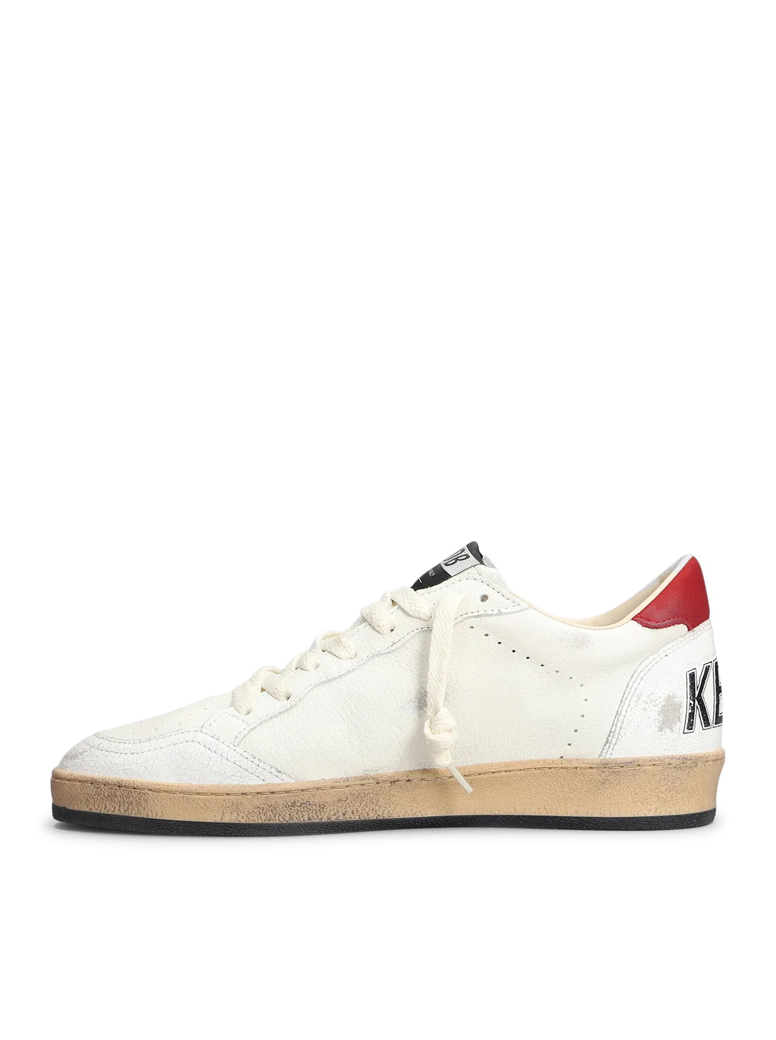 BALLSTAR SNEAKERS IN HAMMERED AND CRAQUELÉ LEATHER - 4