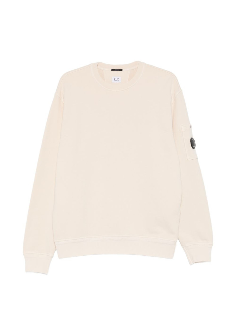 lens-detail crew-neck sweatshirt 1
