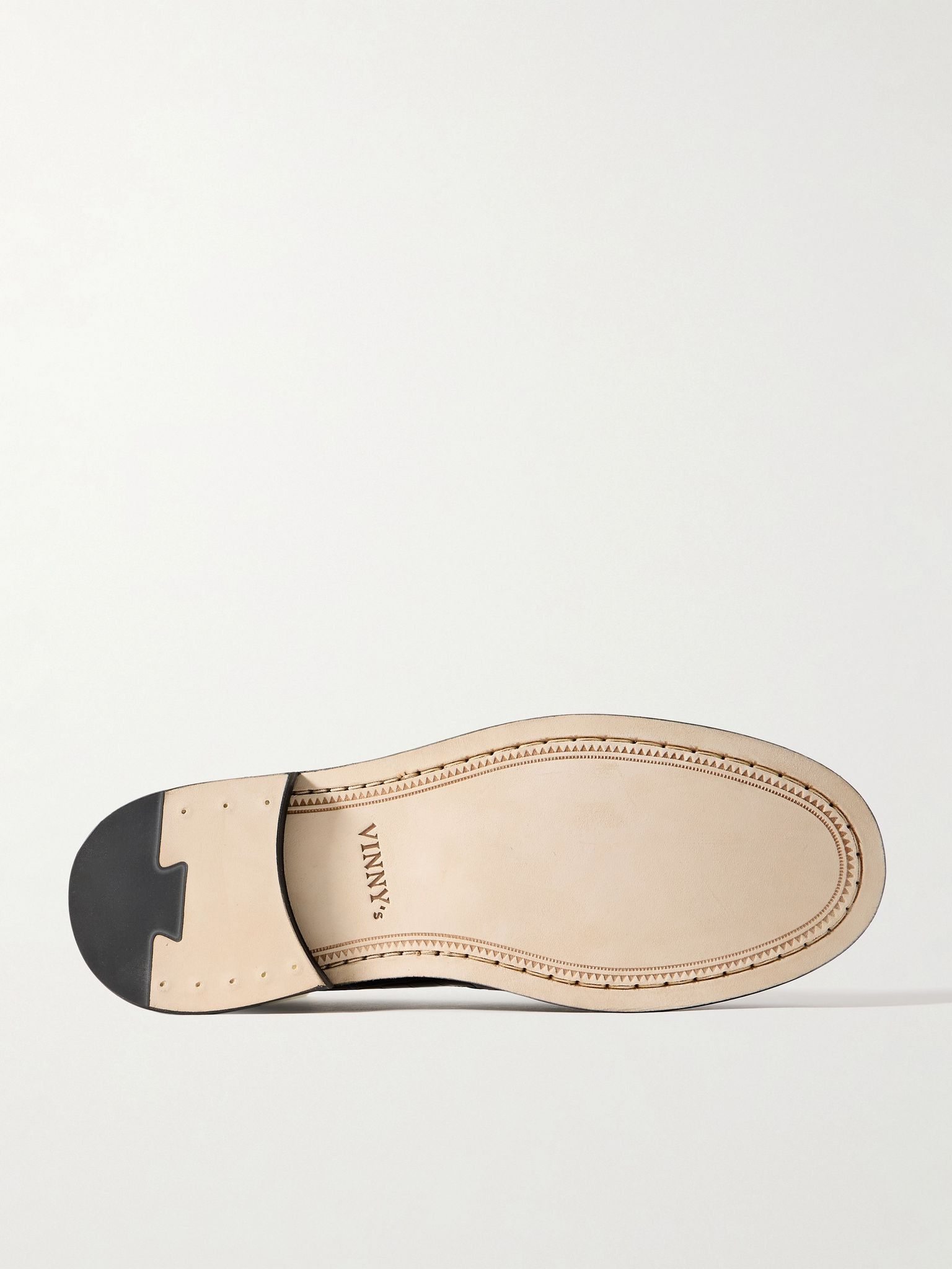 Yardee Croc-Effect Leather Penny Loafers Black - 3
