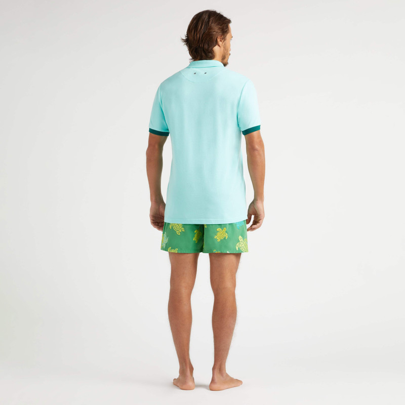 Men Cotton Polo Solid 4