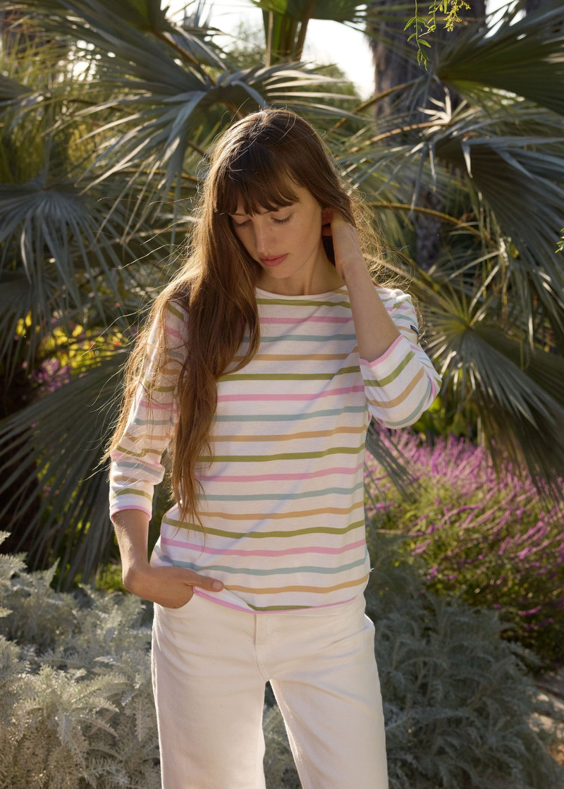 GALATHEE MULTICOLOR Breton Striped Top 1