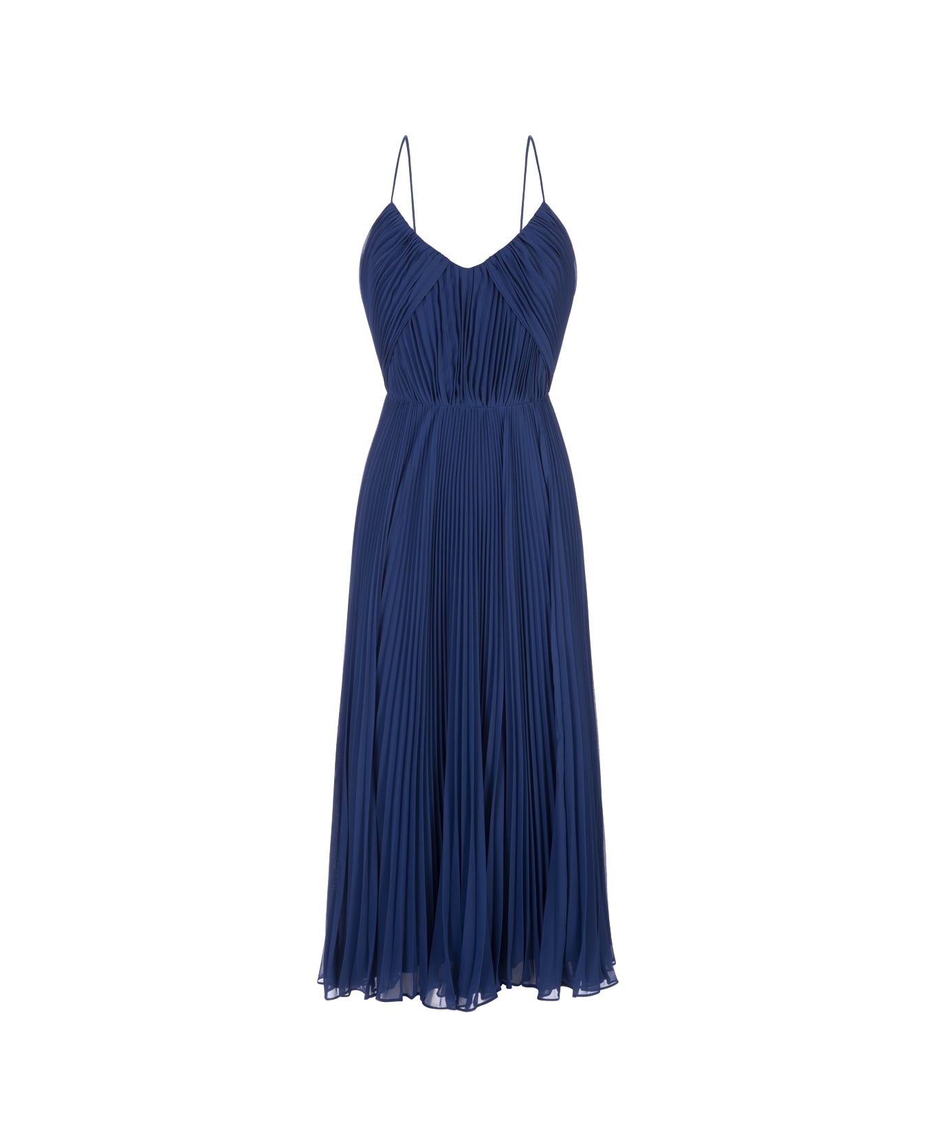 Blue Clarino Dress - 3