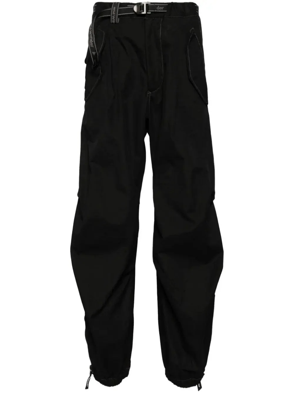 SIDE-ZIP TAPERED TROUSERS - 1