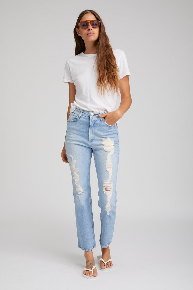SPRWMN ALANIS BOYFRIEND DISTRESSED DENIM outlook