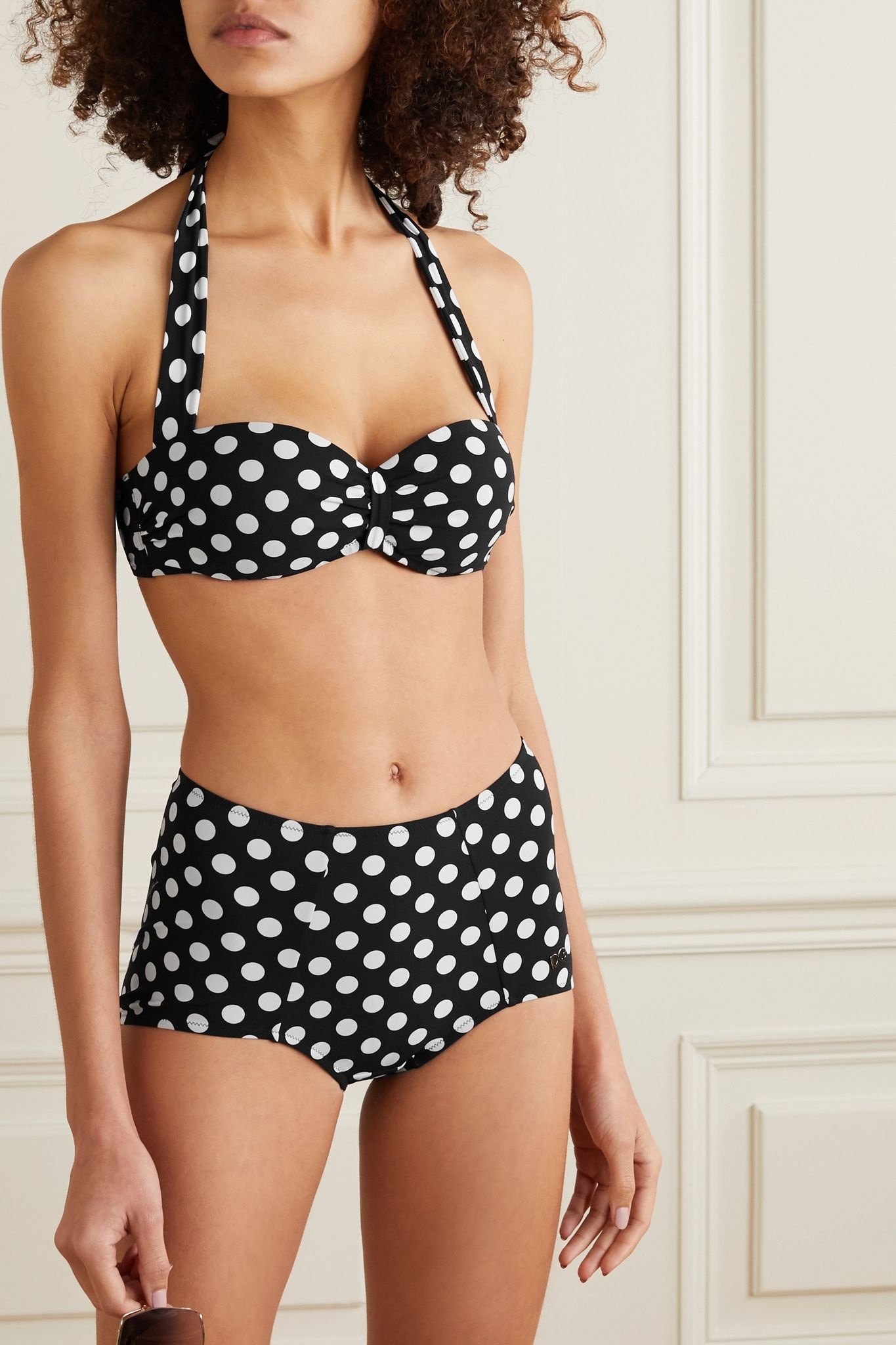 Polka-dot bikini briefs - 2