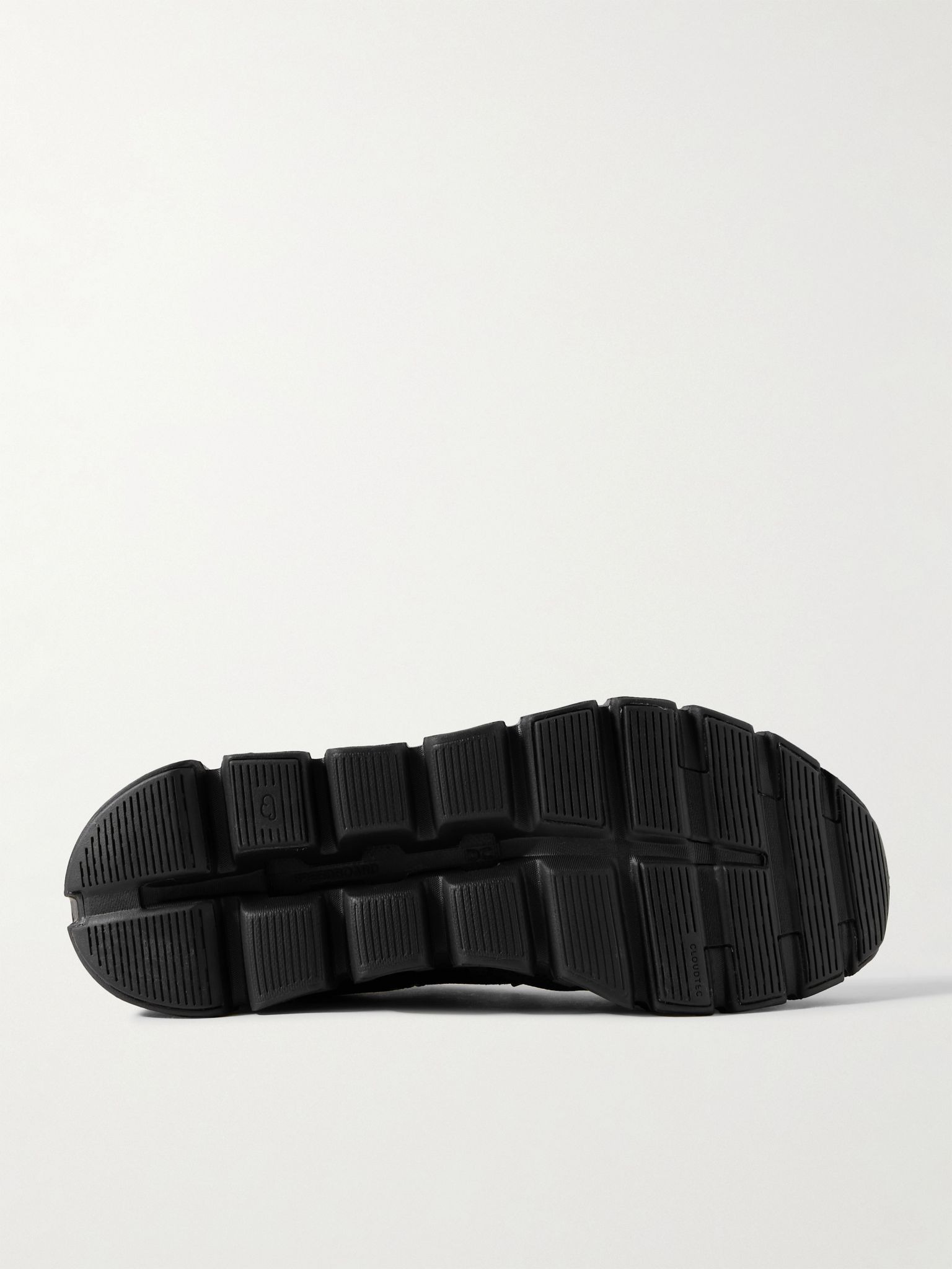 Cloud 6 Rubber-Trimmed Mesh Slip-On Sneakers Black - 3