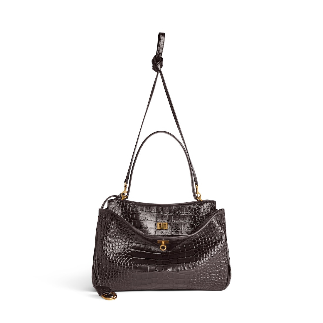 Women's Rodeo Handbag Medium in Espresso - 4
