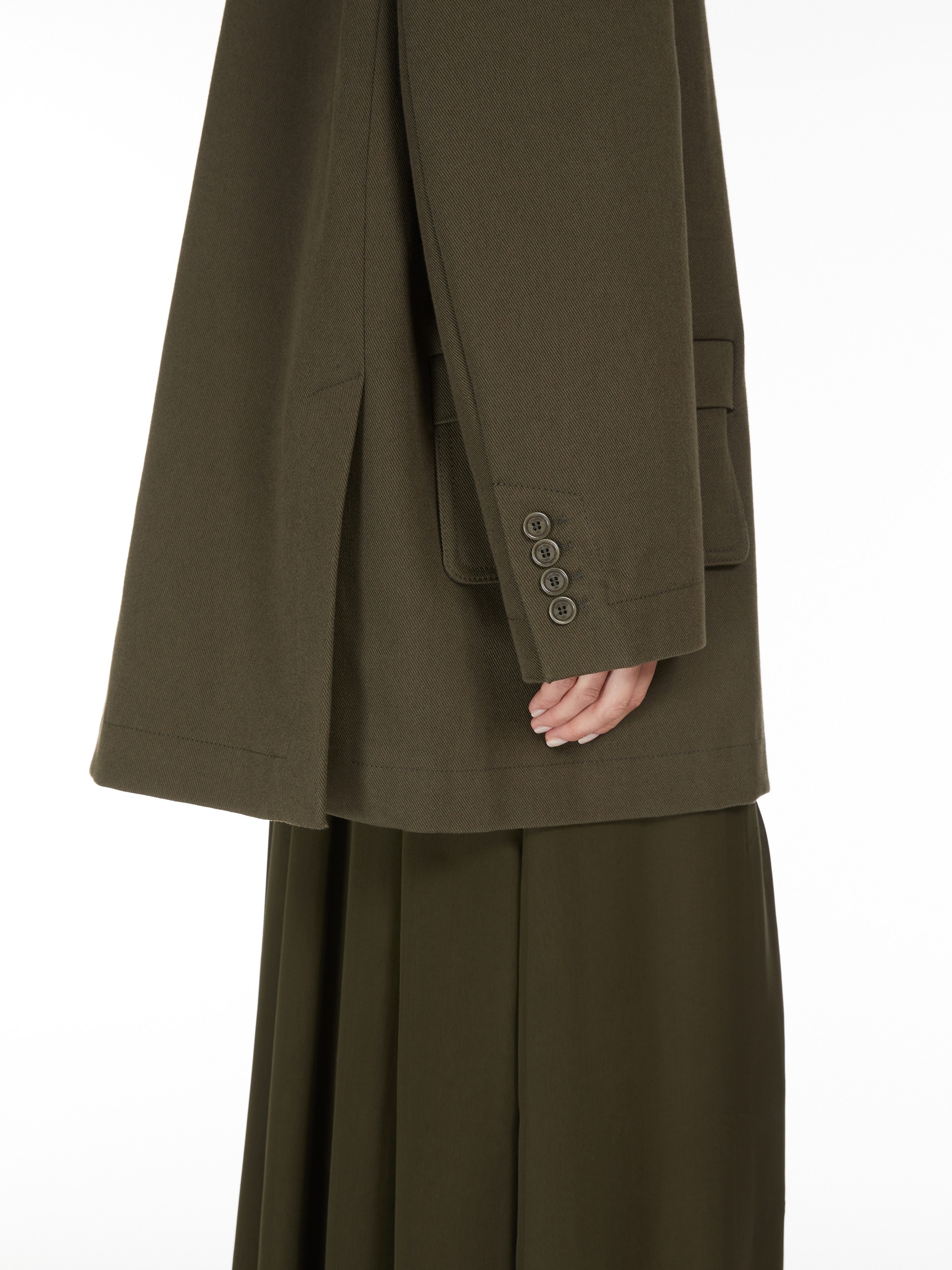 Max Mara RECITAL Cotton shirt jacket | REVERSIBLE