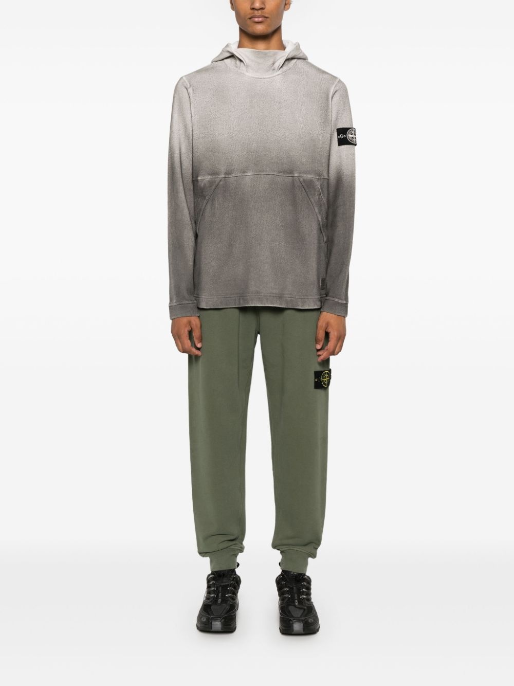 Compass-badge track pants - 2