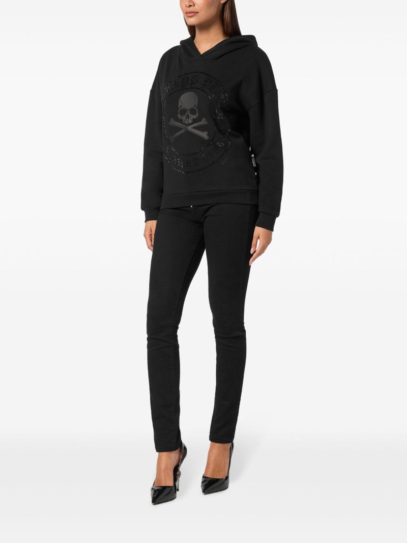 PHILIPP PLEIN skull-print hoodie outlook