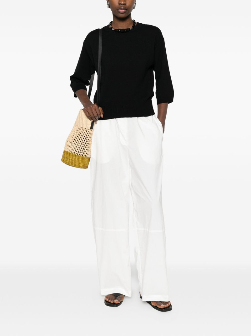 Allude short-sleeve sweater outlook