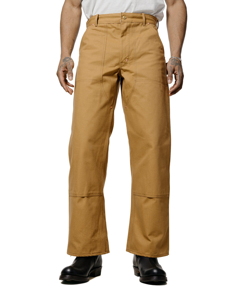 The Real McCoys MP25102 Double-Knee Work Trousers Brown outlook