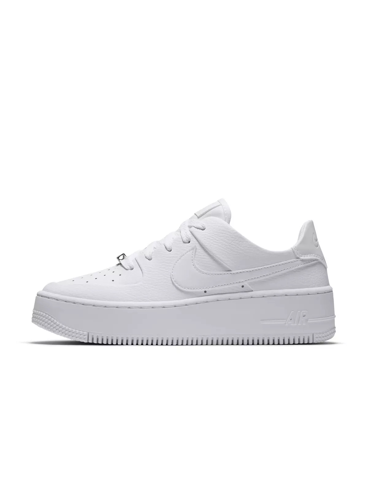 Air Force 1 Sage Low "White/White/White" Women's Shoe - 2