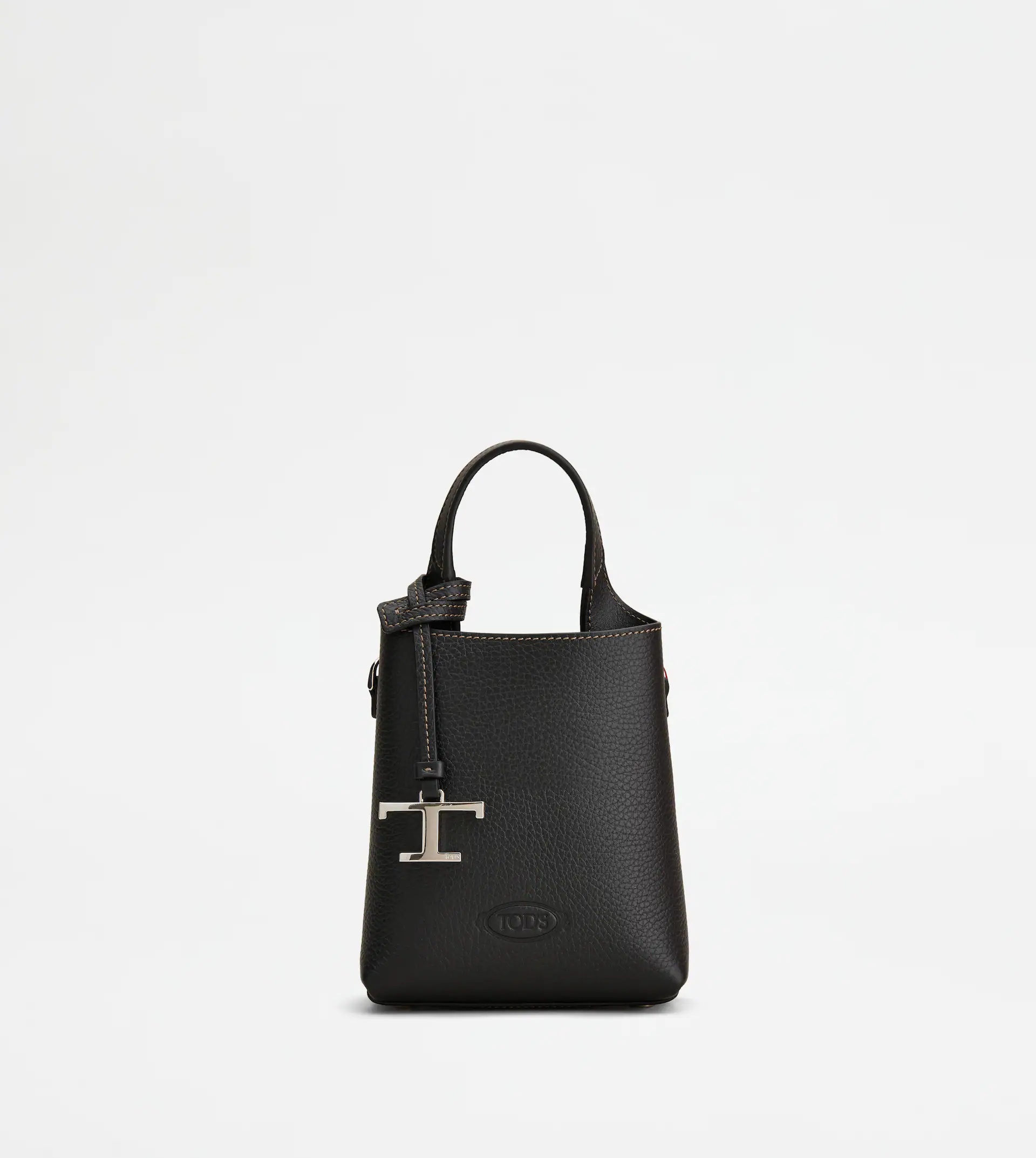 TOD'S MICRO BAG IN LEATHER - BLACK - 1