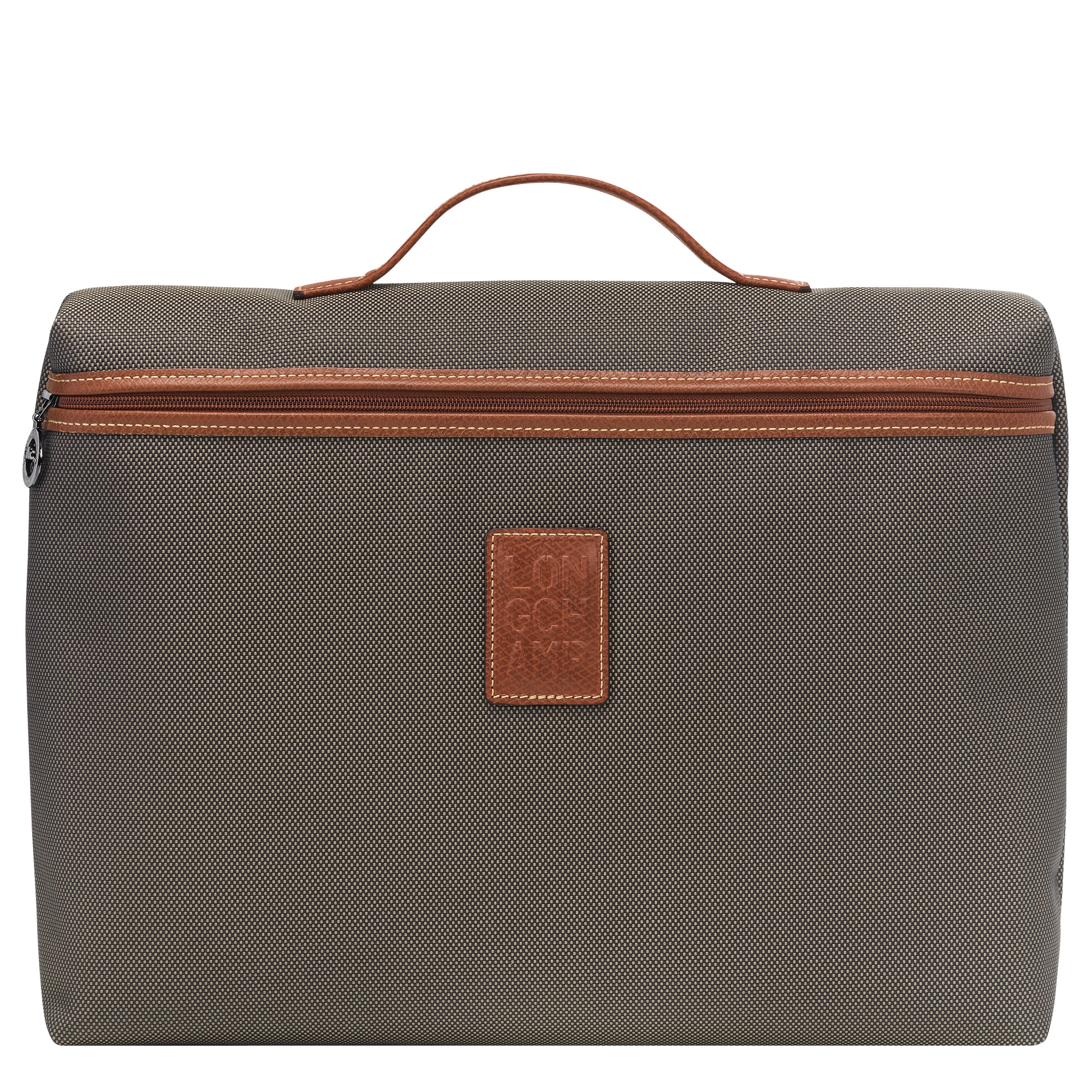 Boxford S Briefcase Brown - Canvas - 1