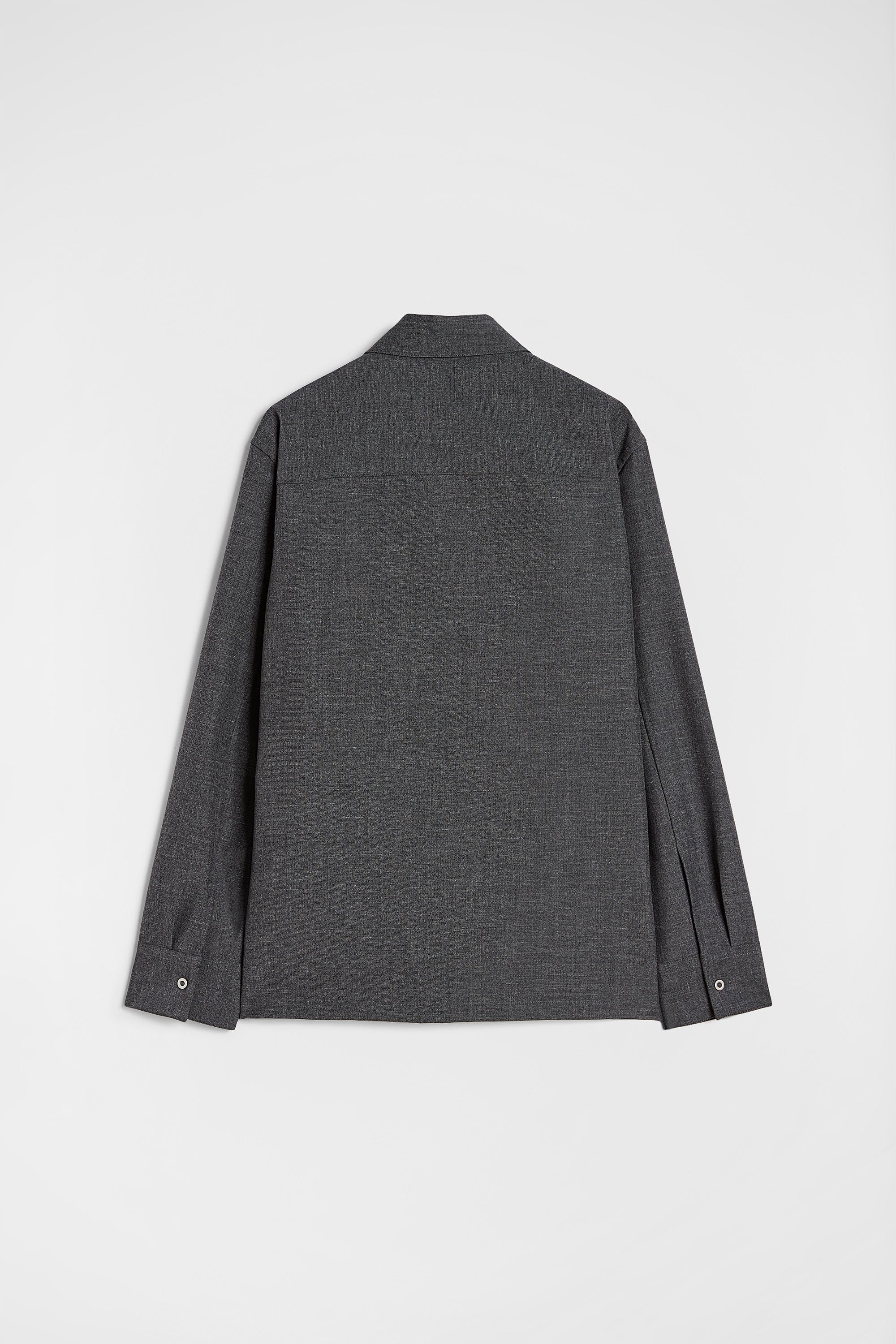 Melanged Wool Shirt - 4