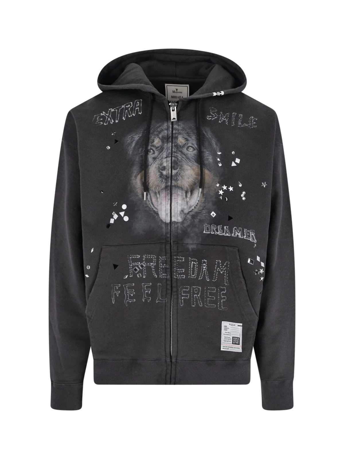 LOGO ZIP SWEATSHIRT - 1