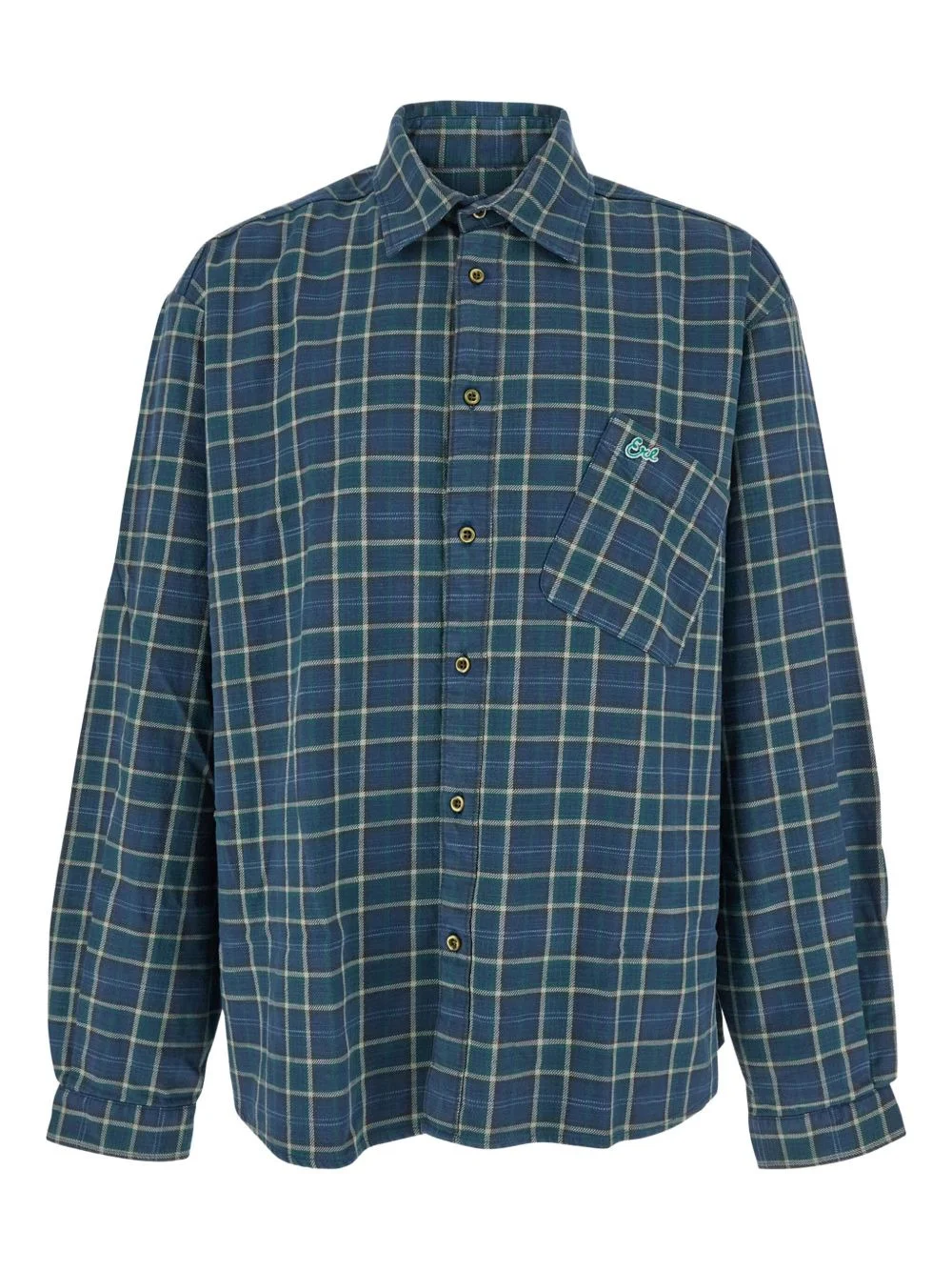 check-pattern shirt - 1