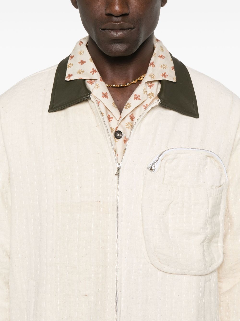 embroidered jacket - 5