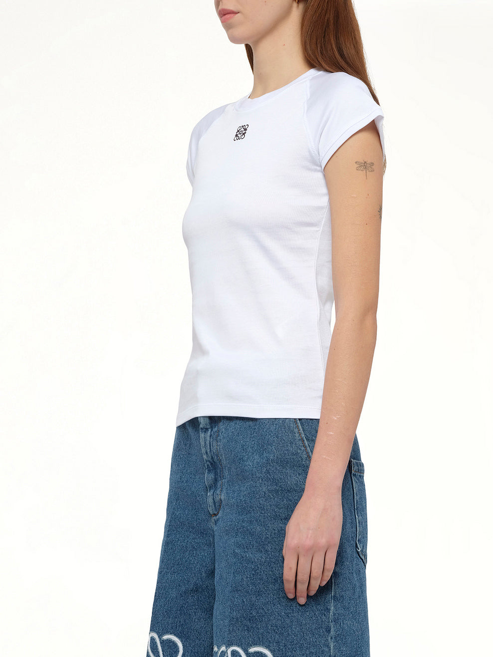 Small Fit T-Shirt in White - 3