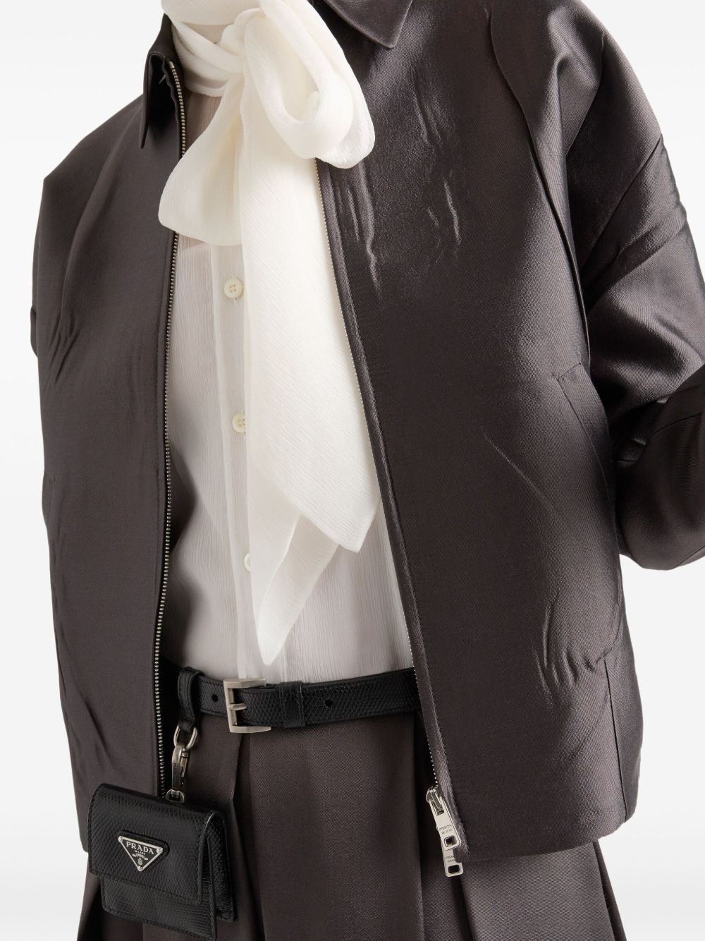 triangle-logo jacket - 5