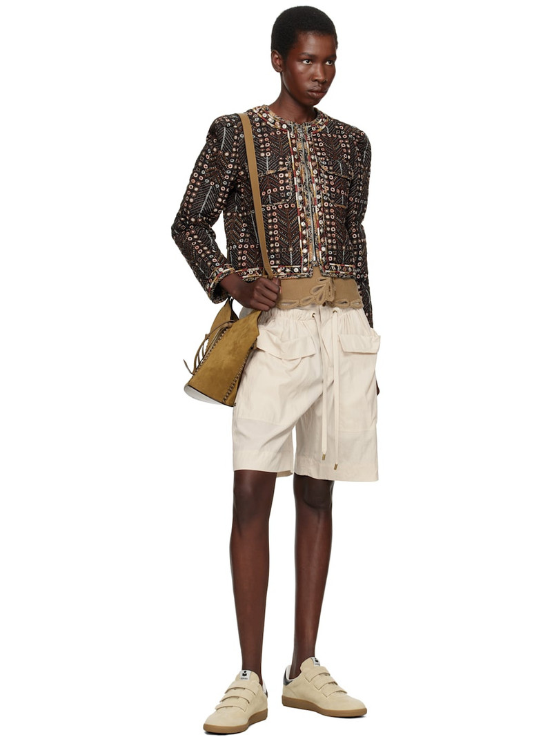 Isabel Marant Beige Beth Sneakers outlook