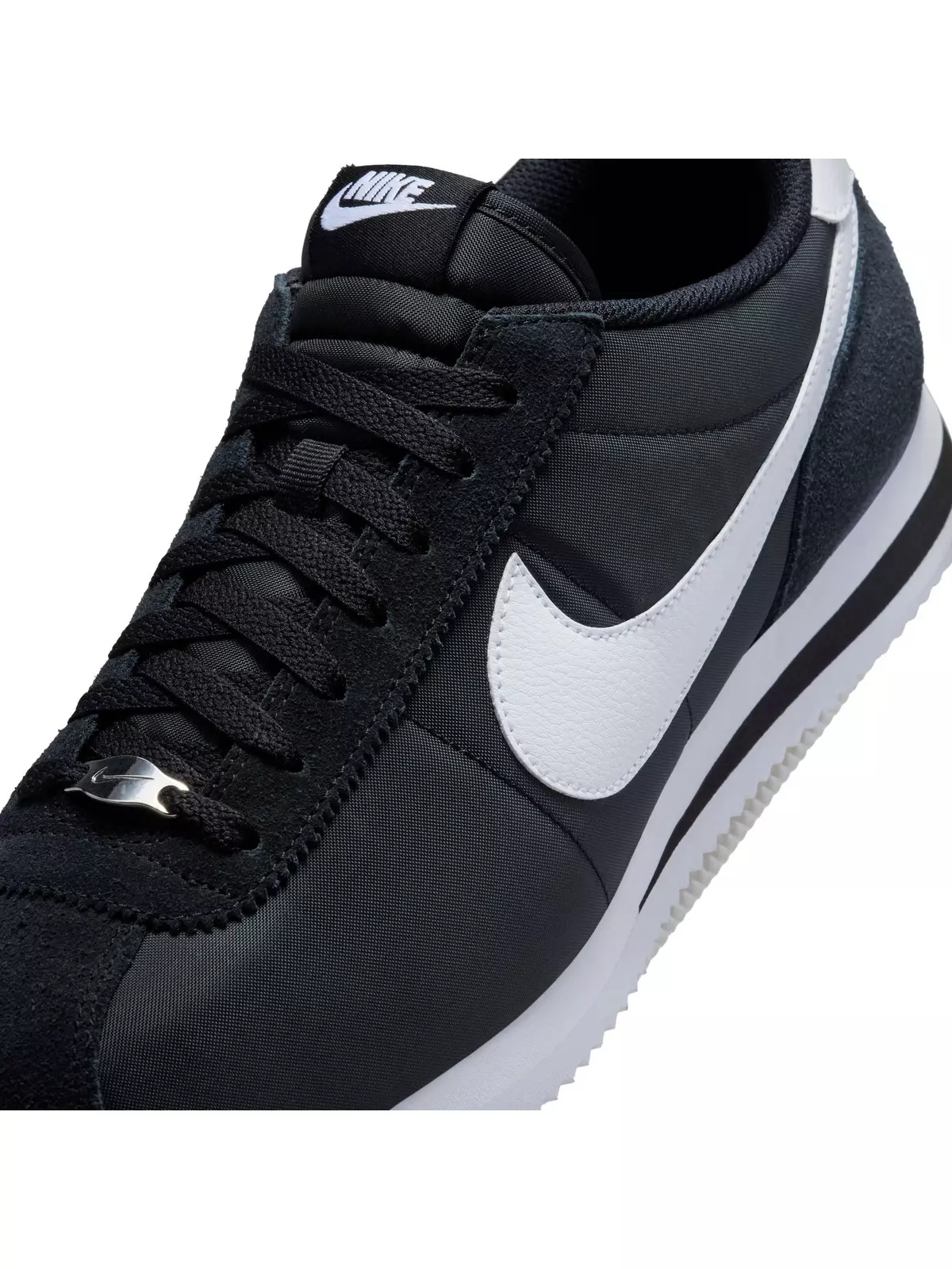 Cortez TXT "Black/White" Men's Shoe - 10