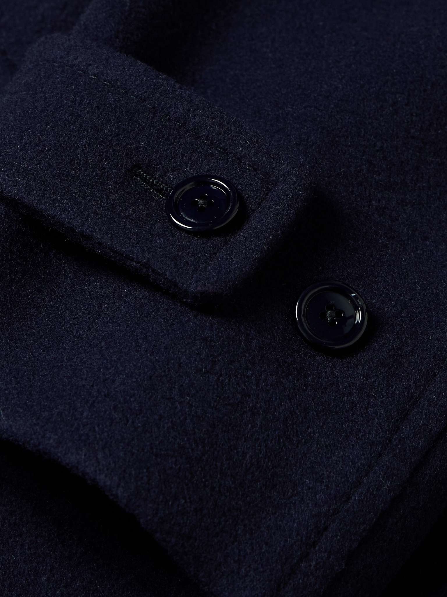 Double-Breasted Wool-Felt Coat - 3
