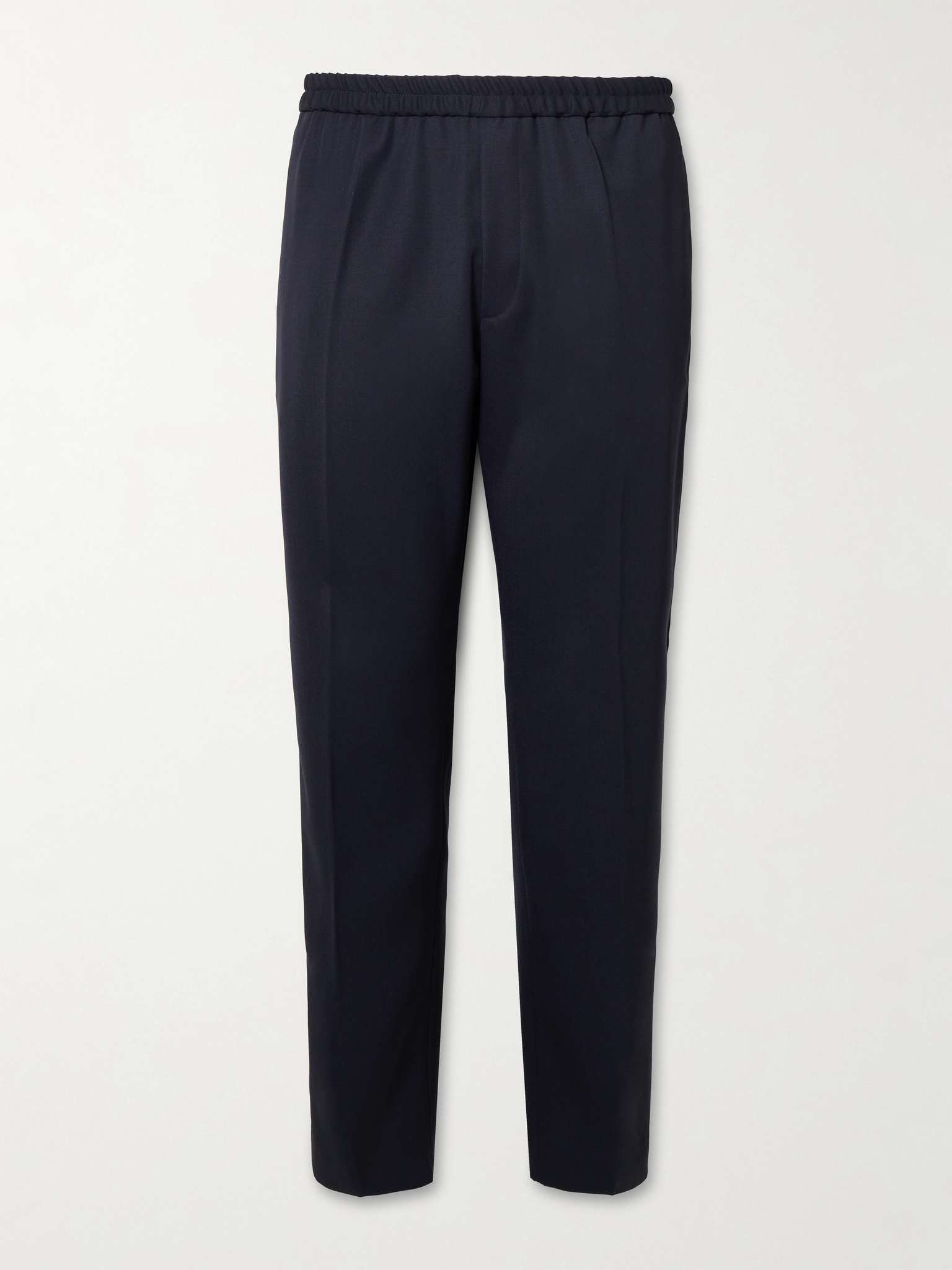 Straight-Leg Wool-Twill Trousers - 1