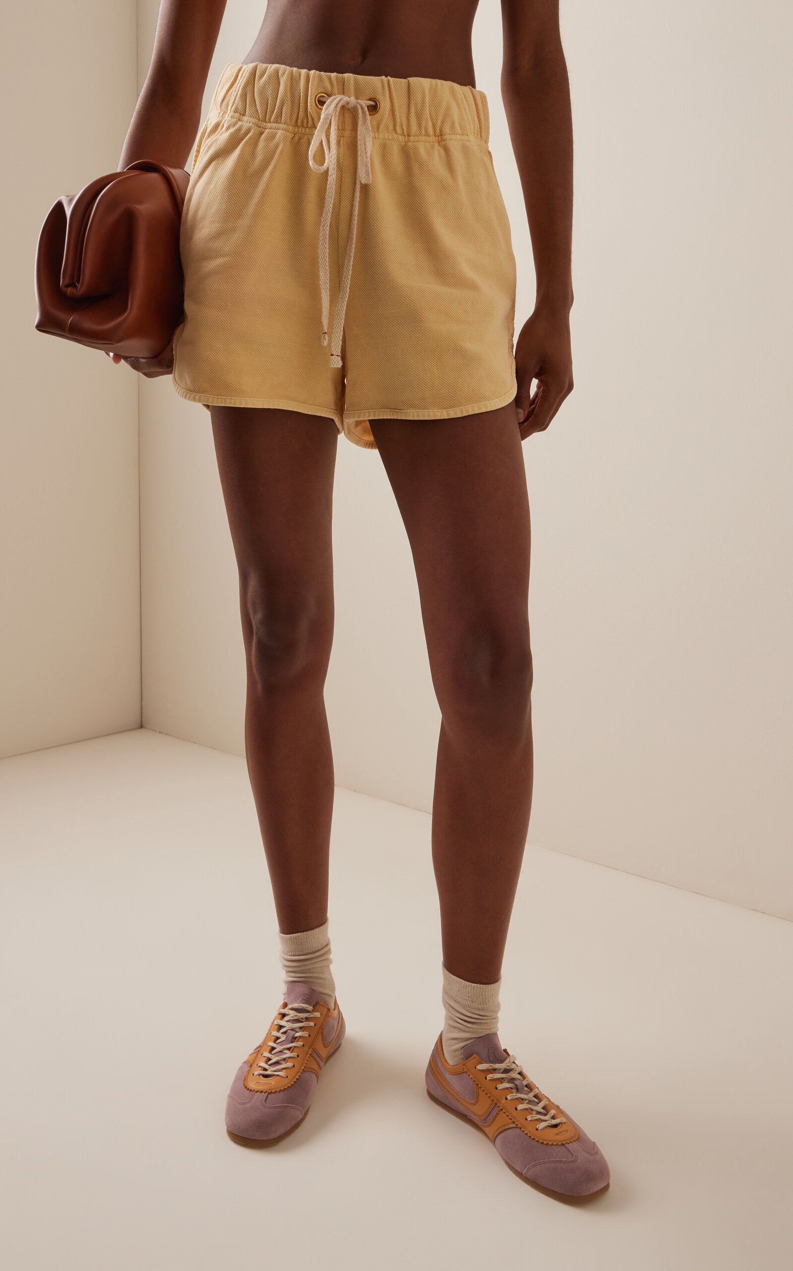 Serena Cotton Shorts yellow - 3