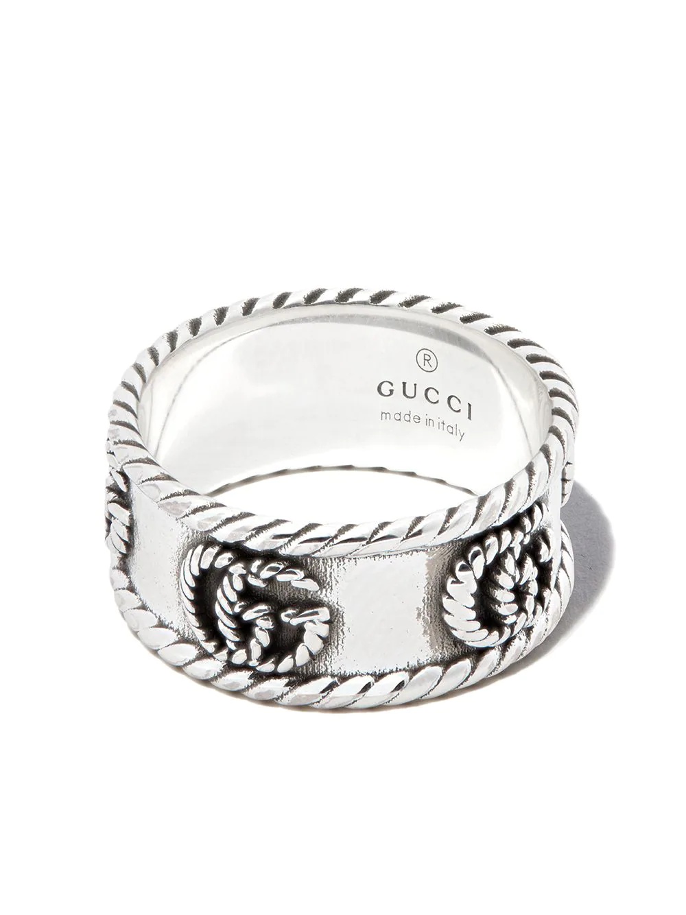 GG Marmont braided-detail ring - 1