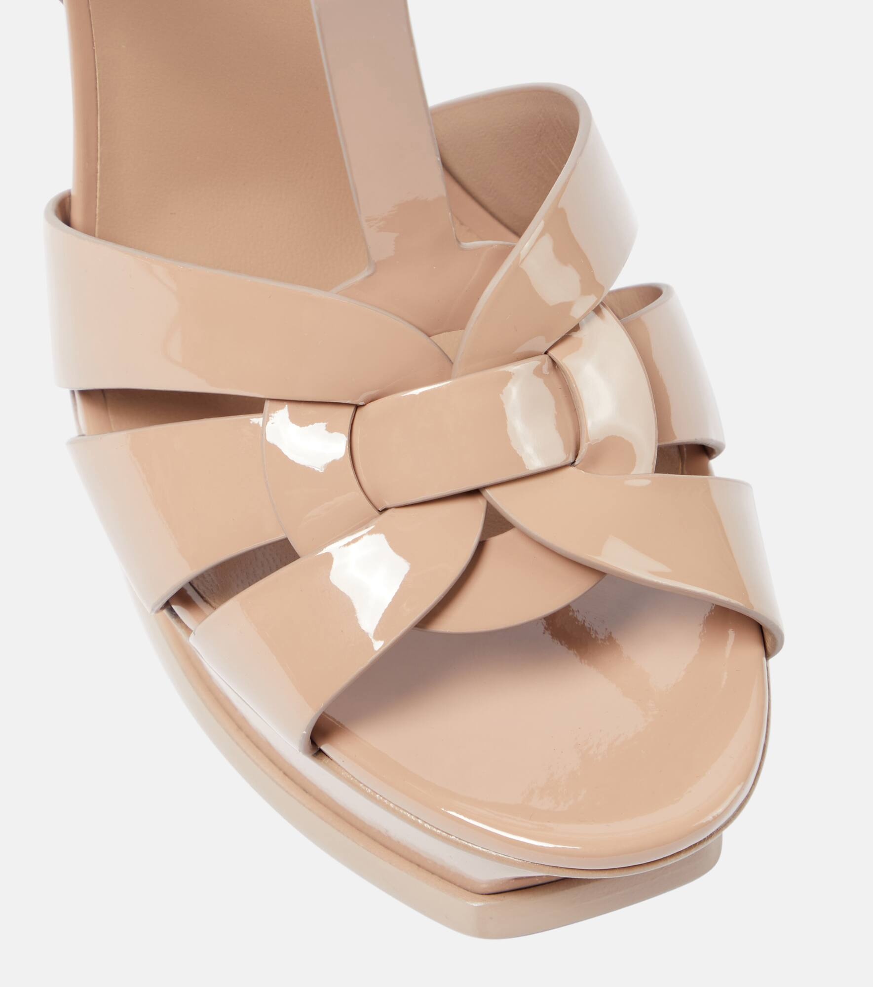 Tribute 135 patent leather platform sandals - 6