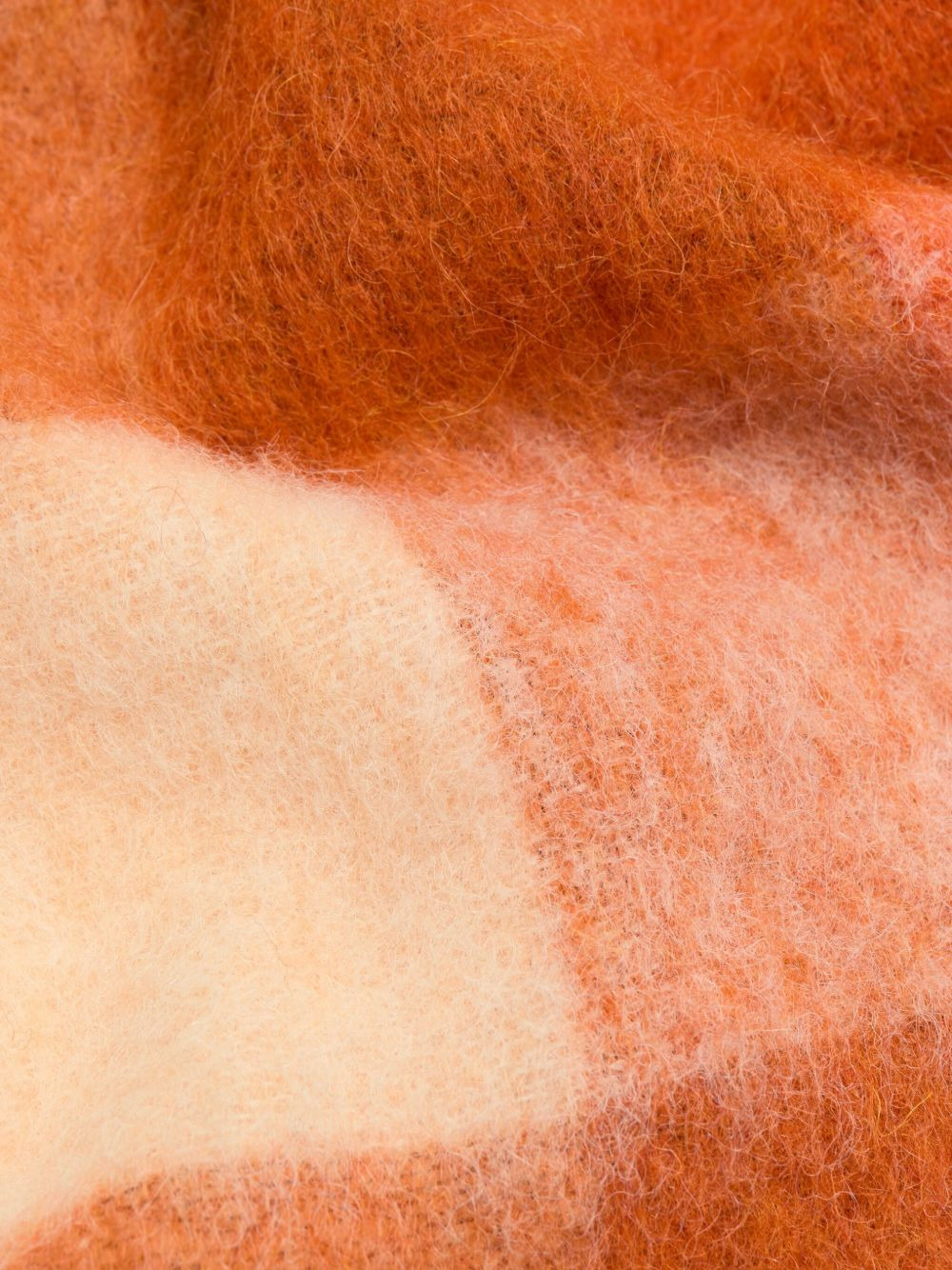 checked fringed scarf - 2