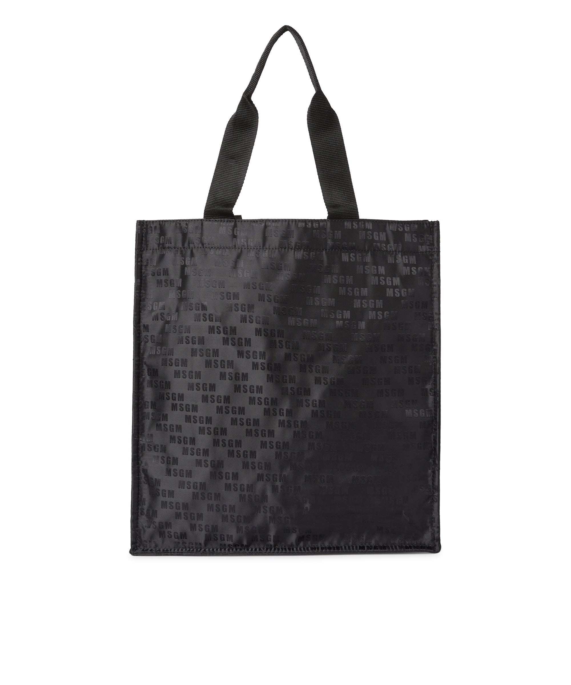 "Signature Iconic Nylon" shopping bag with all-over print - 1