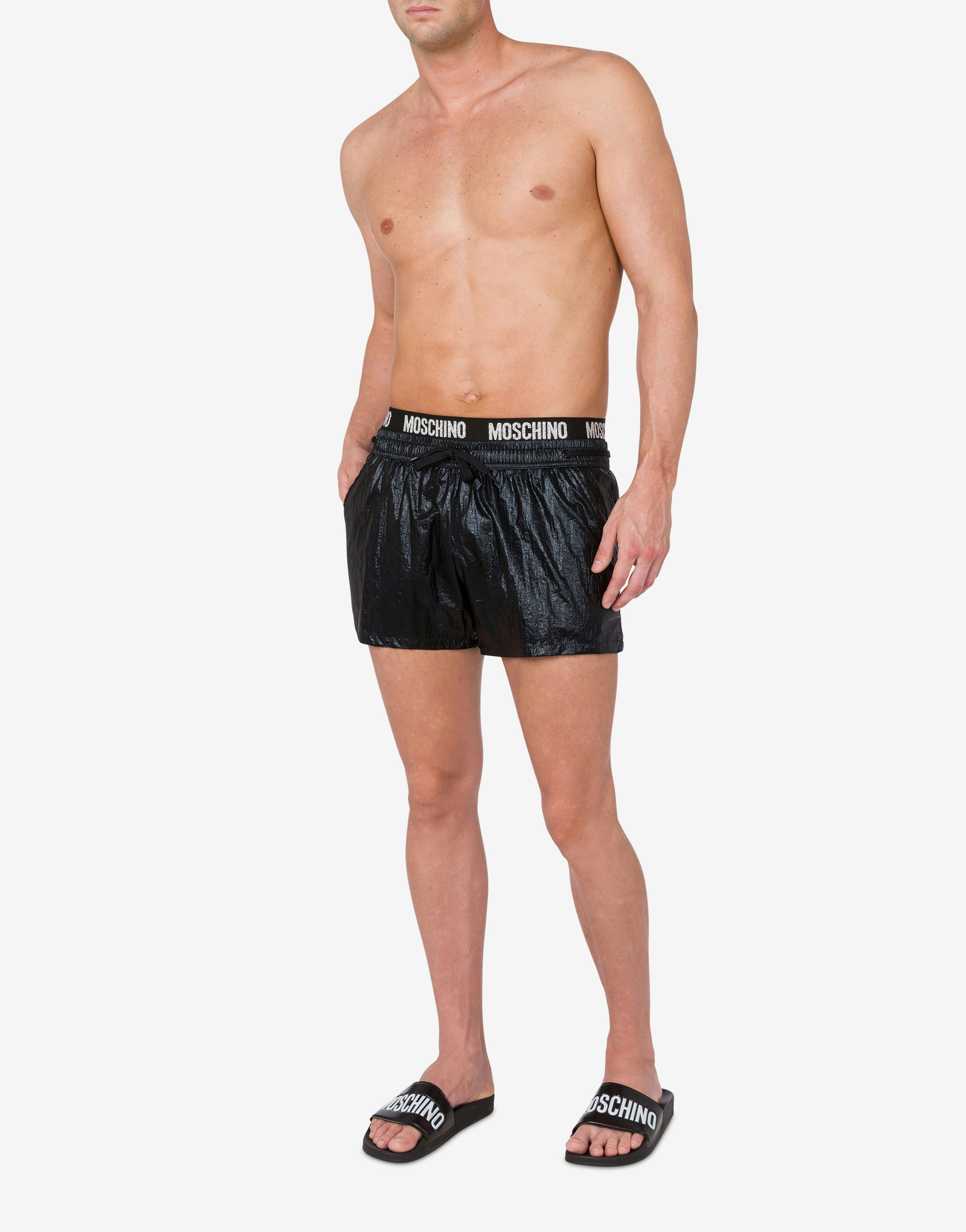 SWIM TRUNKS SHINY & SILVER - 2