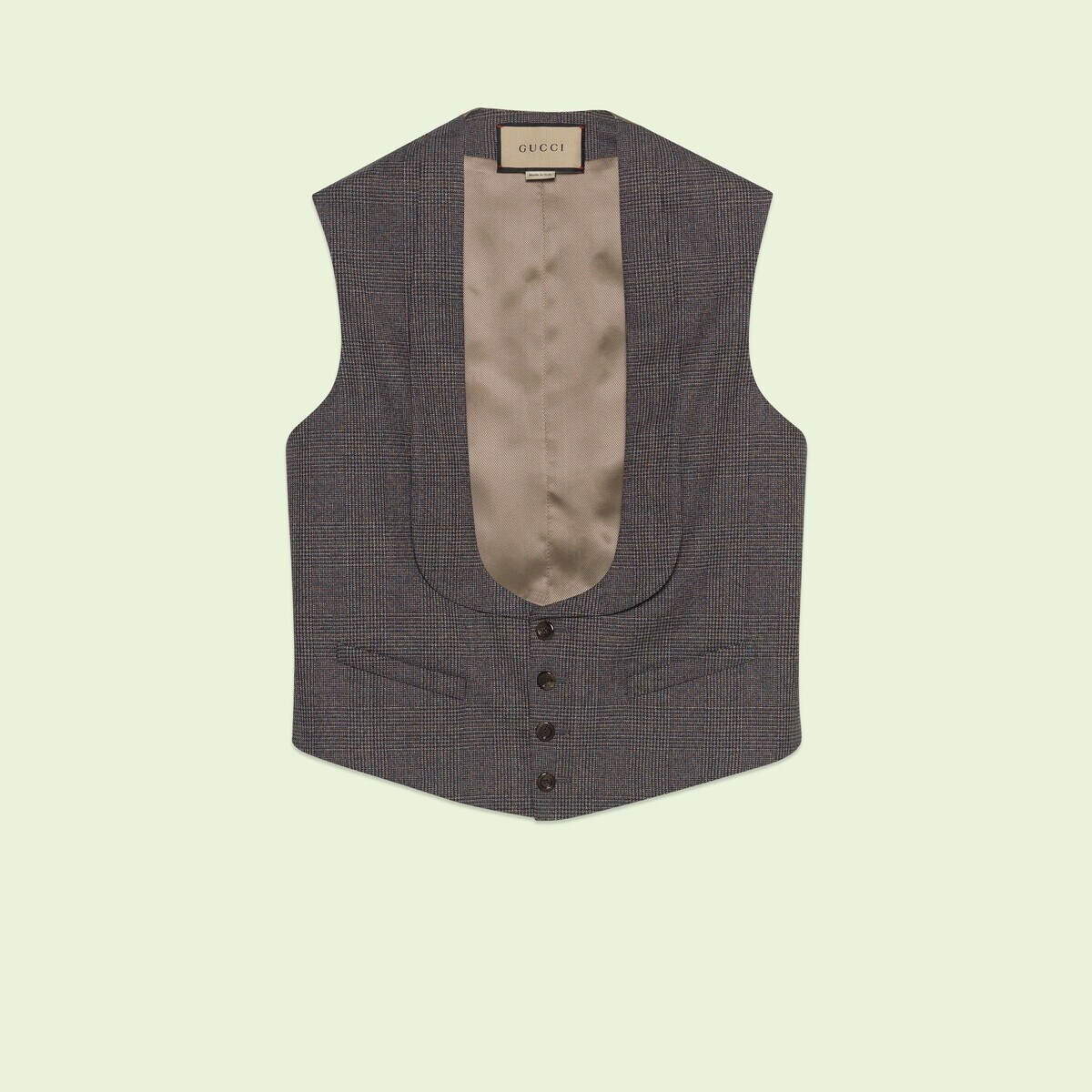 Prince of Wales wool formal vest - 1