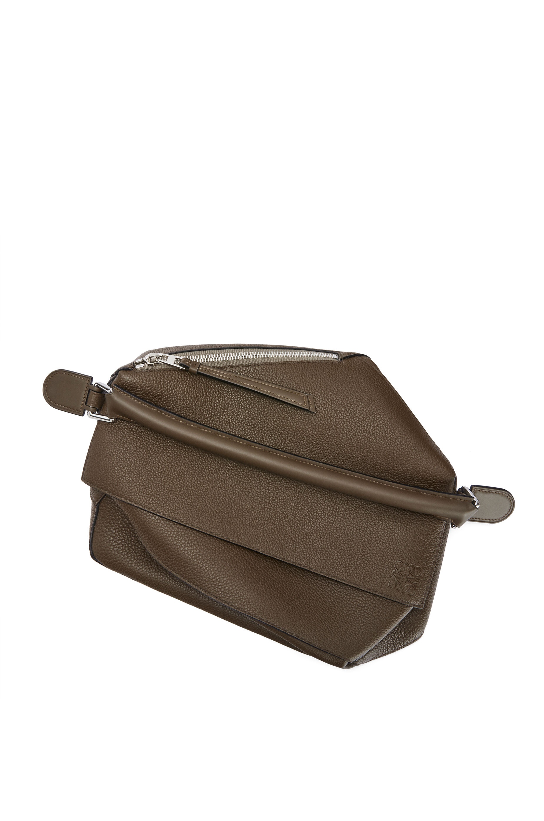 Large Puzzle Edge bag in grained calfskin - 7