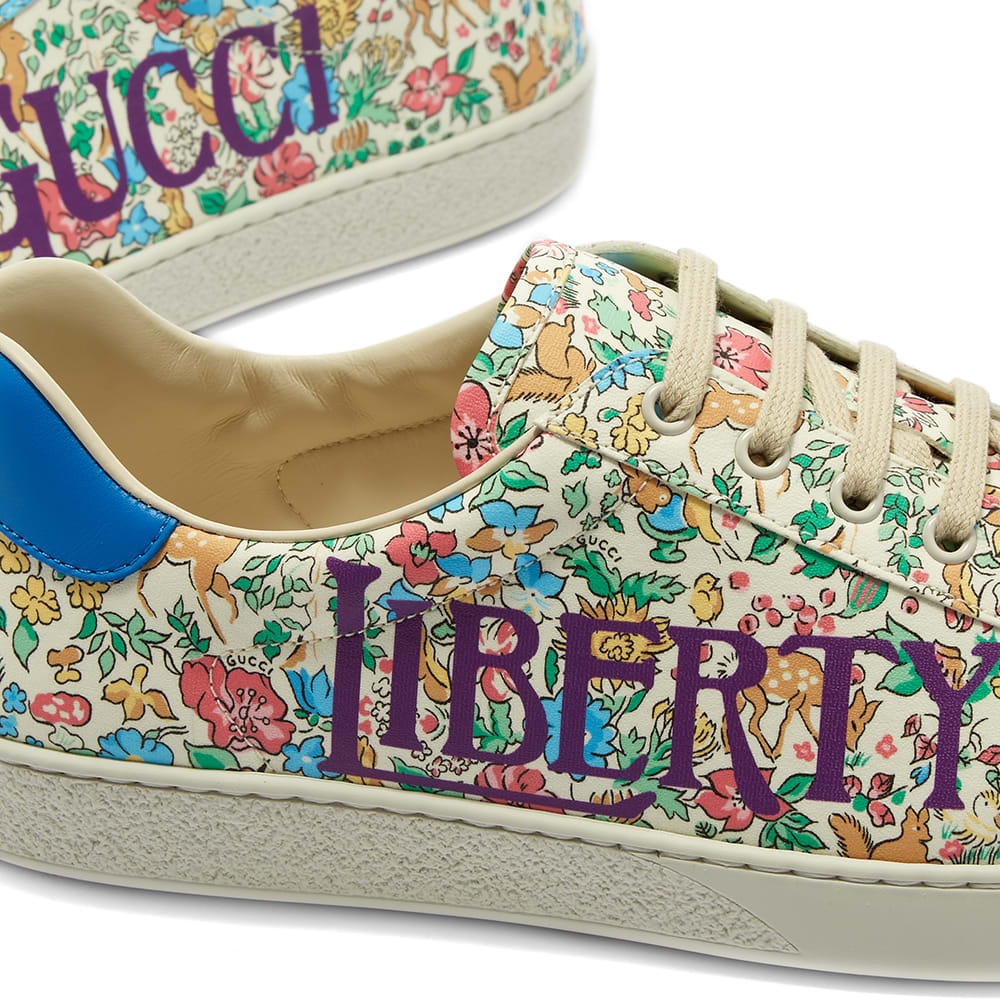 Gucci Liberty Logo Printed New Ace Sneaker - 4