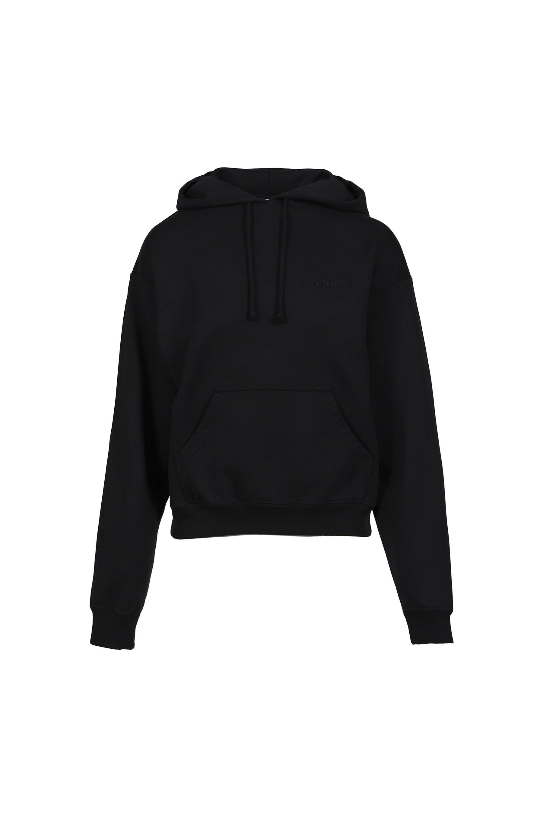 LOGO FITTED HOODIE / BLK - 5
