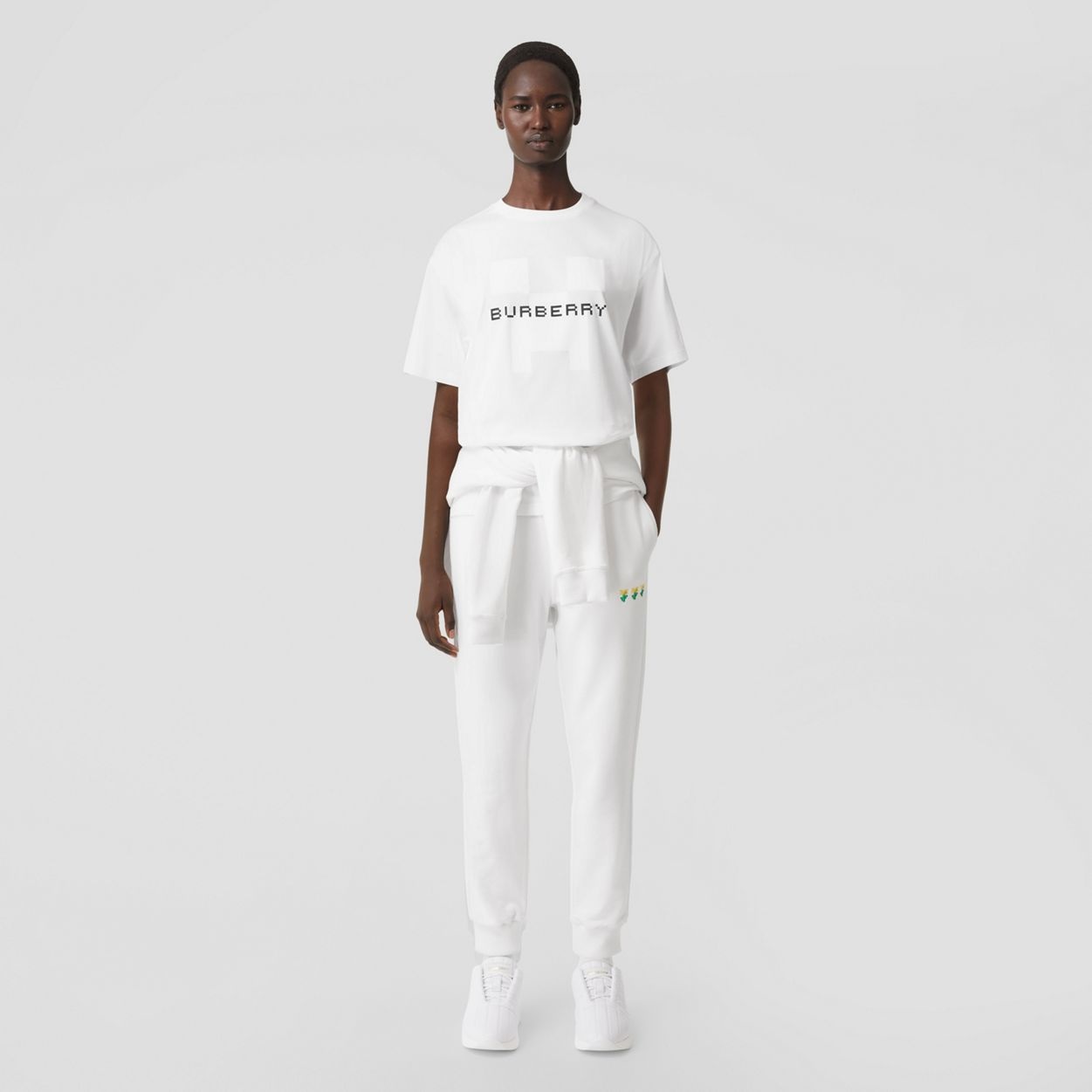 Logo Print Cotton Oversized T-shirt - 5