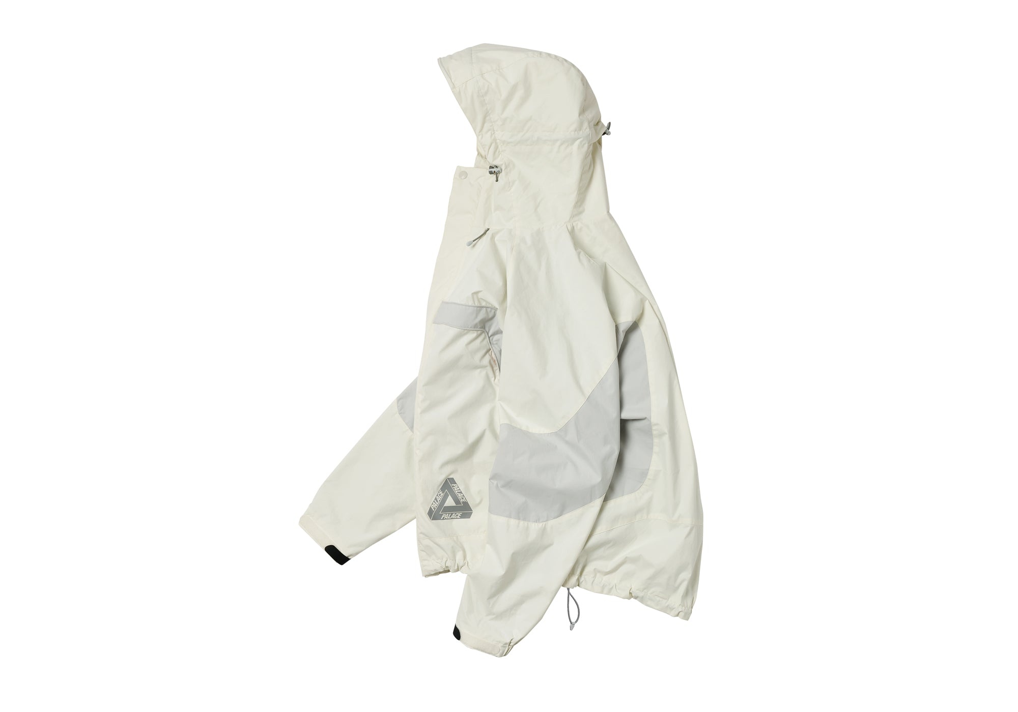 PALACE BORDER JACKET ICE / ORANGE | REVERSIBLE