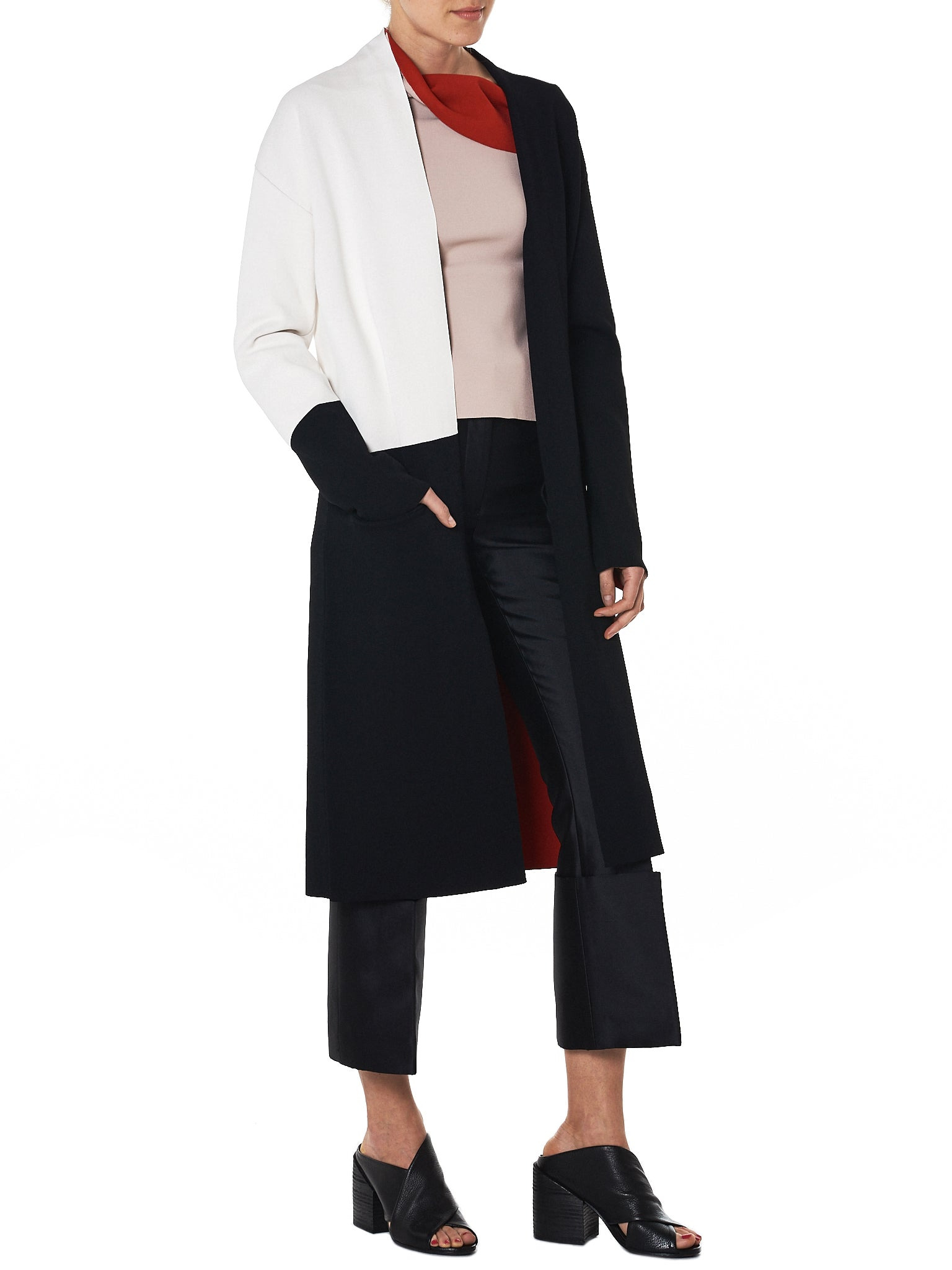 Draped Knit Sweater - 7