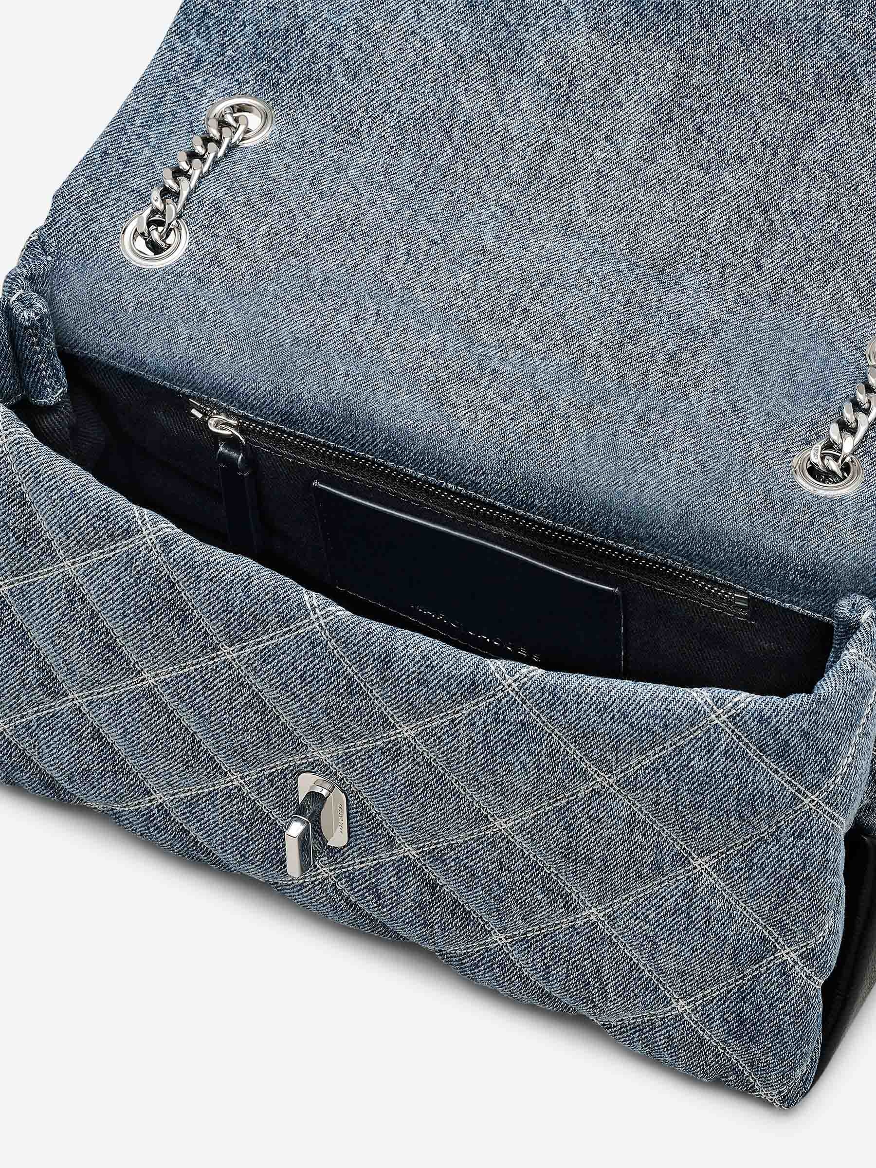 THE QUILTED DENIM DUAL CONVERTIBLE BAG - 3