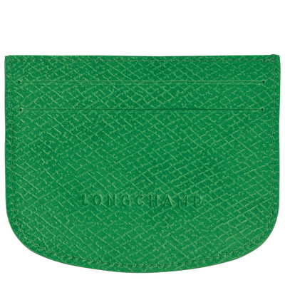 Longchamp Épure Card holder Green - Leather outlook